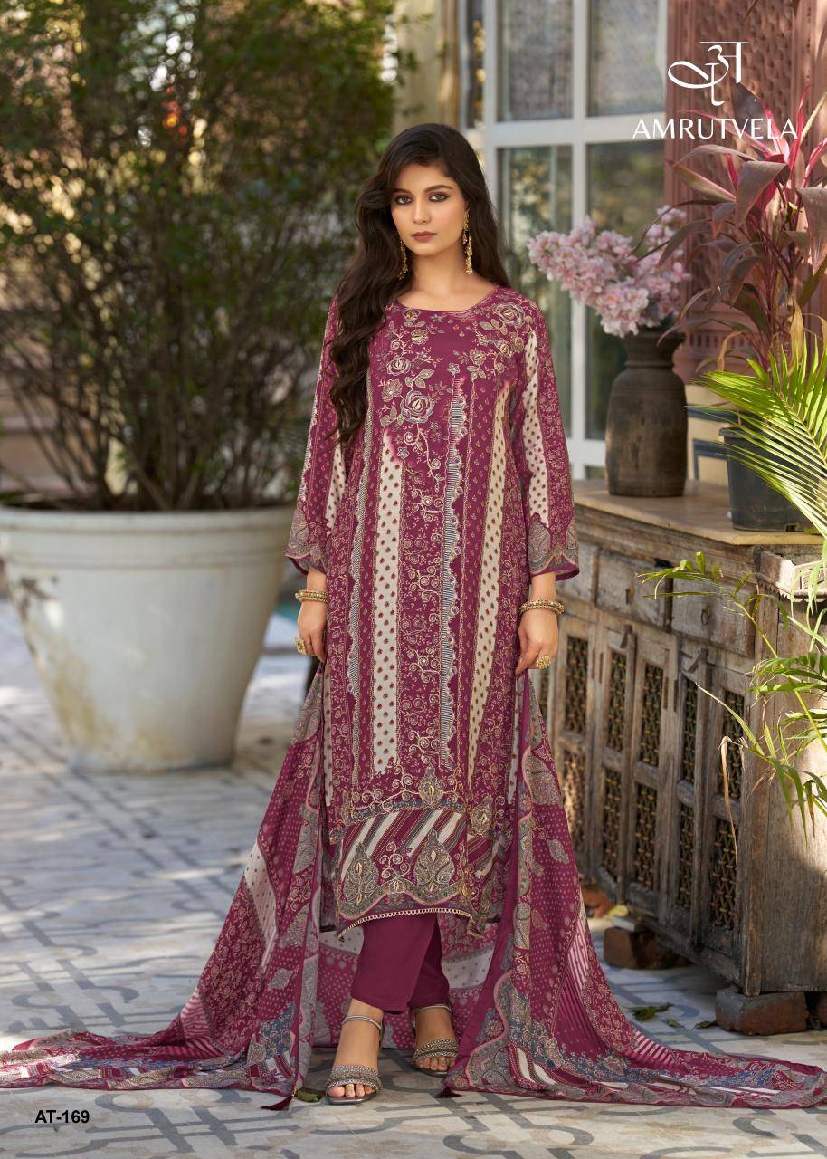 Amrutvela d.no AT169 Wholesale dress materials suppliers in pune